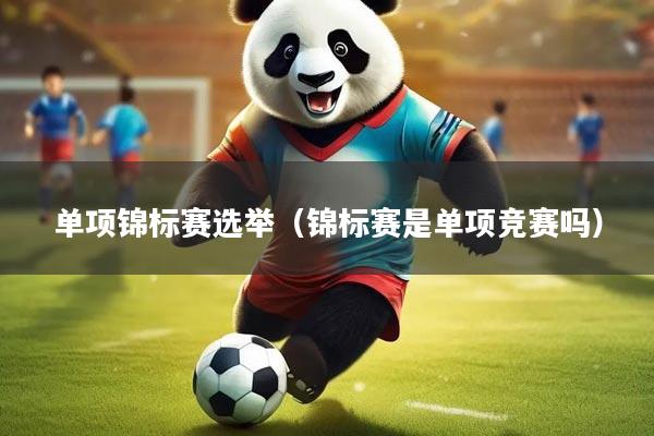 单项锦标赛选举(锦标赛是单项竞赛吗)